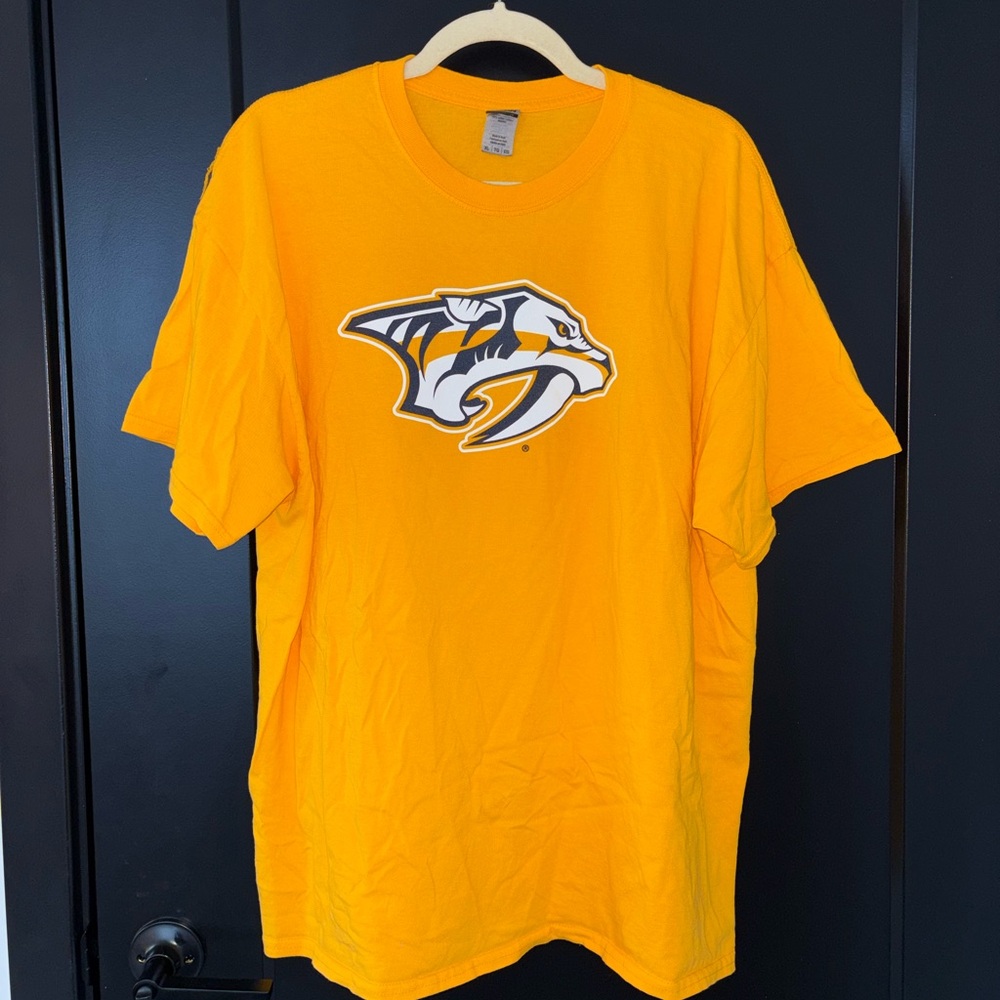 Nashville Predators Yellow Graphic Tee